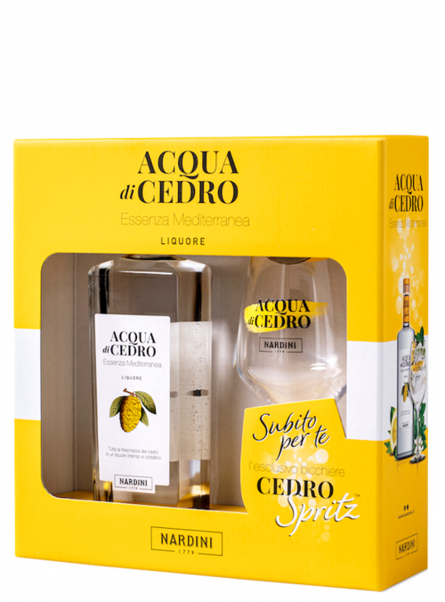 Acqua di cedro + un calice 